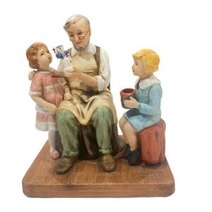 Vintage Norman Rockwell “The Toymaker” Figurine